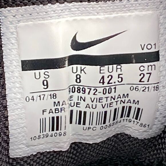 NIKE KOBE MAMBA RAGE ANTHRACITE - Men’s Athletic Shoes - SIZE 9 - Picture 10 of 10